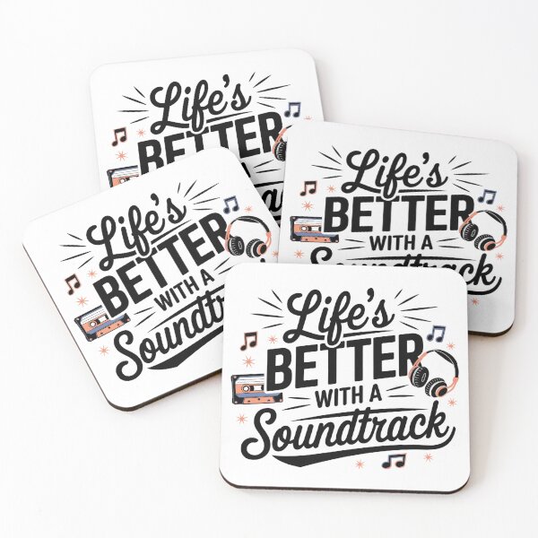 Item preview, Motivational Message: "Life’s Better with a Soundtrack" designed and sold by Joceran.