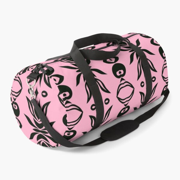 Item preview, Simetrías florales: Negro y rosa 8 designed and sold by AneissPiaf.