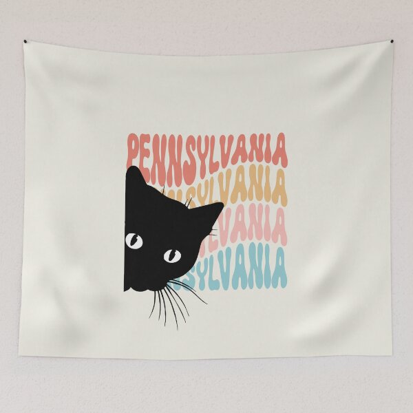 Item preview, Cat Loves Pennsylvania State Pride for Pet Lovers designed and sold by GoblinBoutique.
