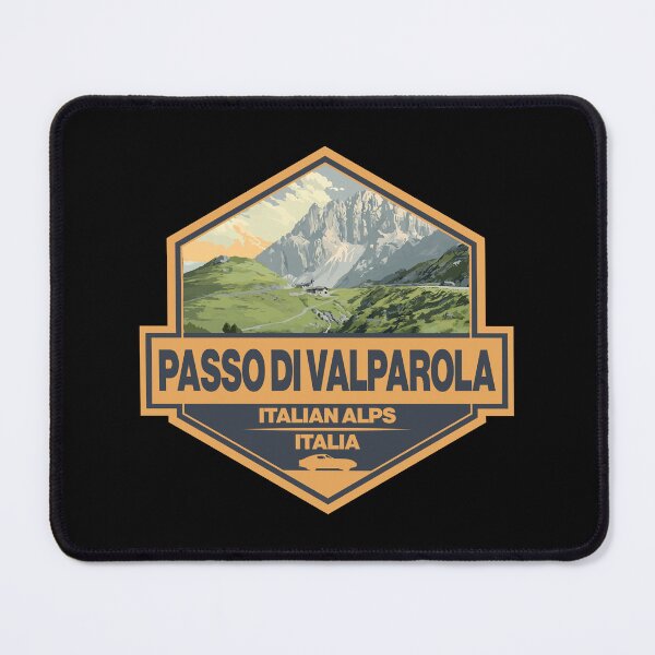 Item preview, Passo di Valparola Italy Valparola Pass Travel Art Badge designed and sold by KrisSidDesigns.