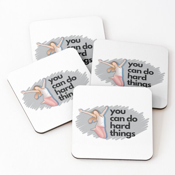 Item preview, We Can Do Hard Things Sticker designed and sold by Abbybub.