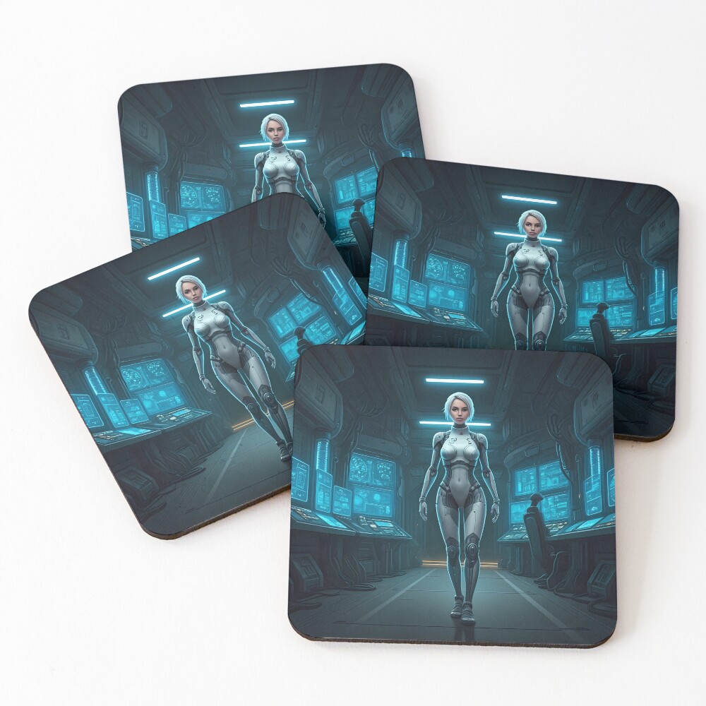 Item preview, Coasters (Set of 4) designed and sold by AICreativeArts.