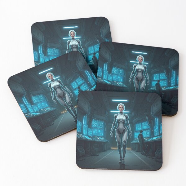 Item preview, Futuristic Android designed and sold by AICreativeArts.
