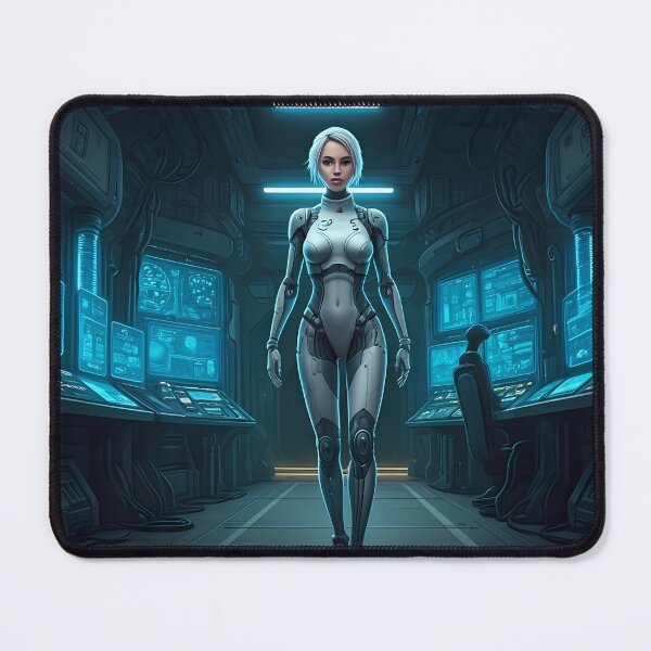 Item preview, Futuristic Android designed and sold by AICreativeArts.