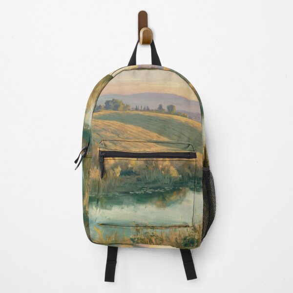 Item preview, Idyllic French Countryside at Dawn Landscape. Art By Carraann designed and sold by CARRAANN.