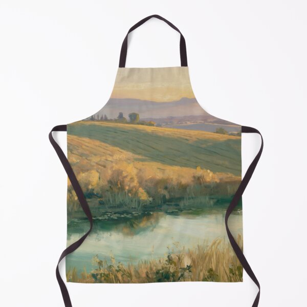 Item preview, Idyllic French Countryside at Dawn Landscape. Art By Carraann designed and sold by CARRAANN.