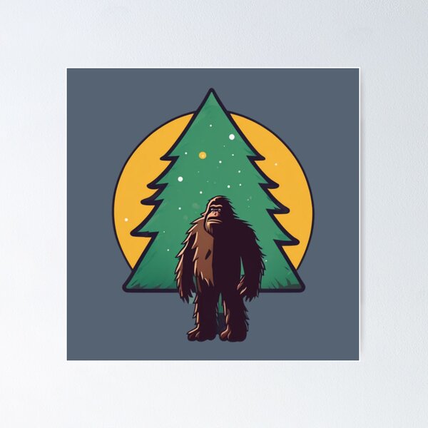 Item preview, Cute Bigfoot With Tree designed and sold by Planetporridge.