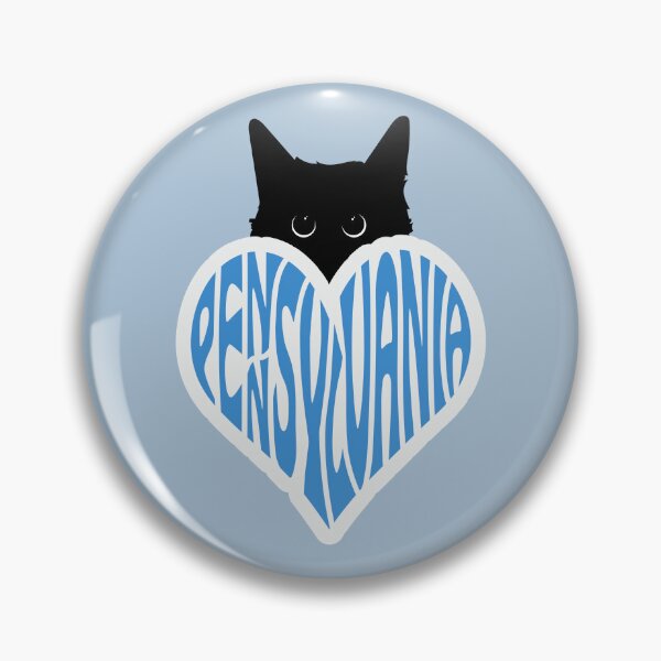 Item preview, Cat Hearts Pennsylvania, State Pride for Pet Lovers designed and sold by GoblinBoutique.