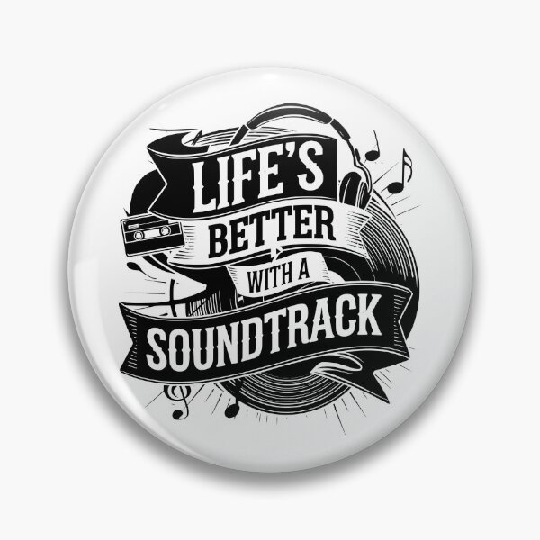 Item preview, Motivational Message: "Life’s Better with a Soundtrack" designed and sold by Joceran.