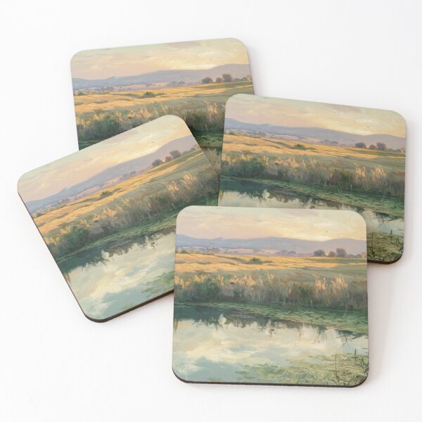 Item preview, Idyllic Dawn French Countryside Landscape. Art By Carraann  designed and sold by CARRAANN.