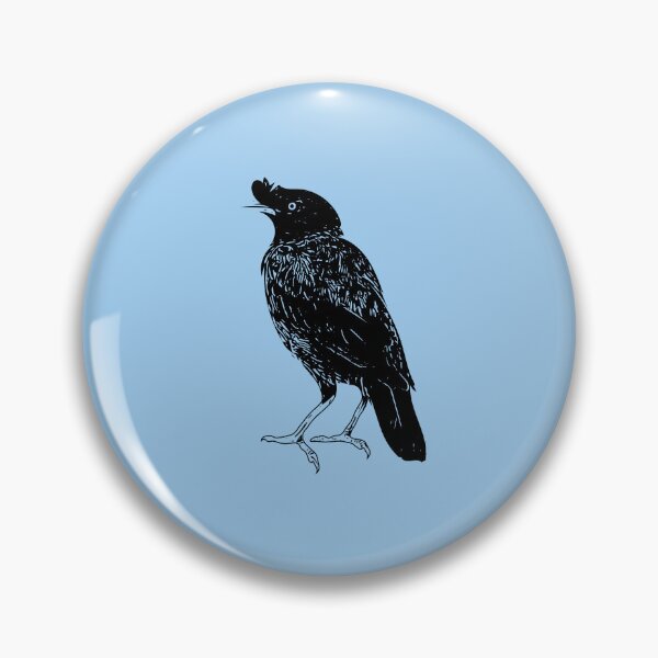 Item preview, Crested Myna Black Design  designed and sold by designsasstultd.