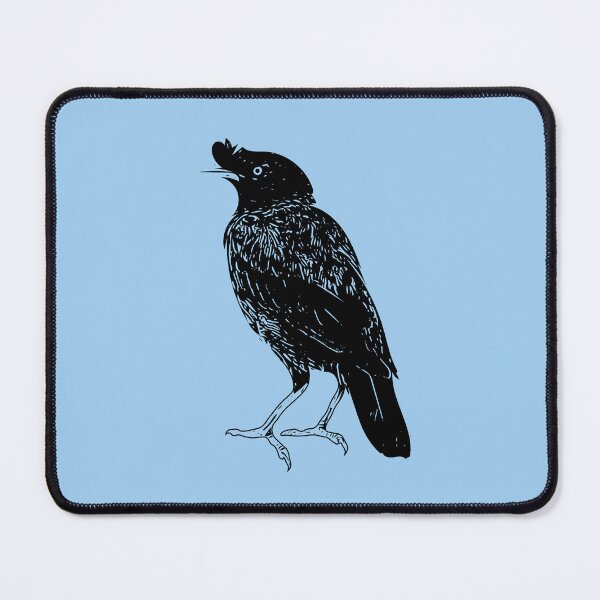 Item preview, Crested Myna Black Design designed and sold by designsasstultd.