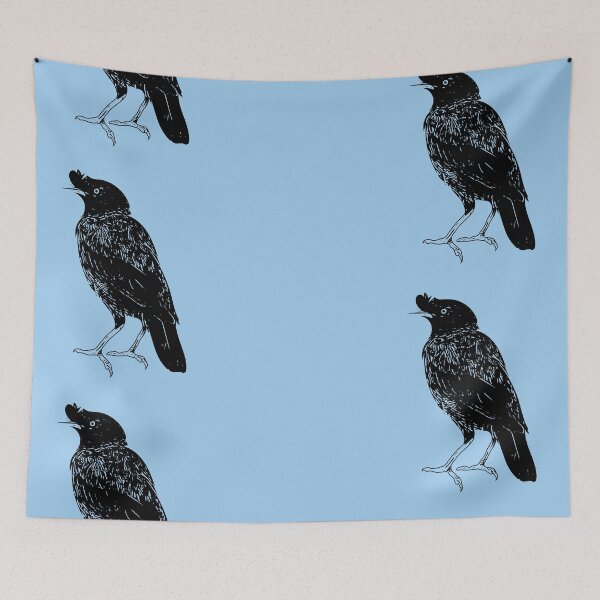 Item preview, Crested Myna Black Design  designed and sold by designsasstultd.