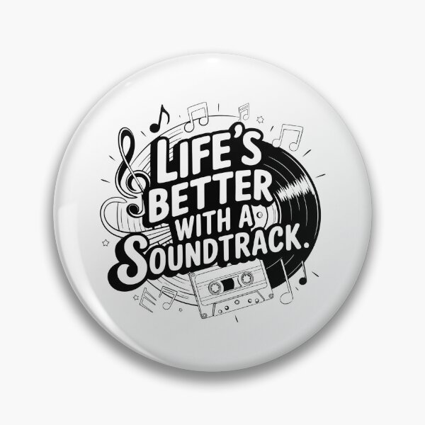 Item preview, Motivational Message: "Life’s Better with a Soundtrack" designed and sold by Joceran.