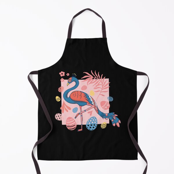 Item preview, fantastic Easter Flamingo holiday designed and sold by DrawHandArt.