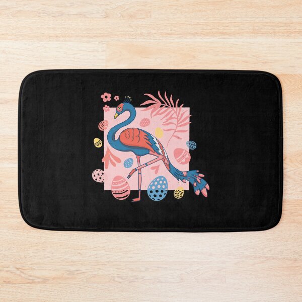 Item preview, fantastic Easter Flamingo holiday designed and sold by DrawHandArt.