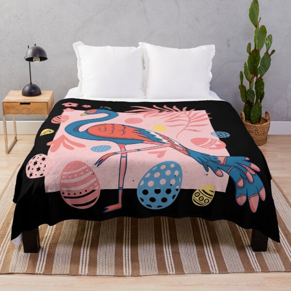 Item preview, fantastic Easter Flamingo holiday designed and sold by DrawHandArt.