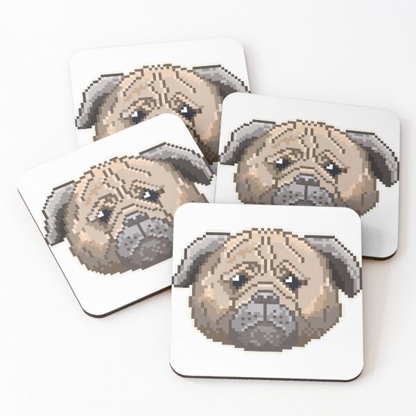 Item preview, Pug Pixel Art designed and sold by Ekira Pop Pixel.