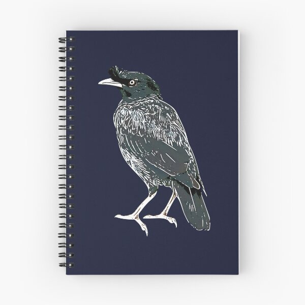 Item preview, Crested Myna White Alternate Design  designed and sold by designsasstultd.