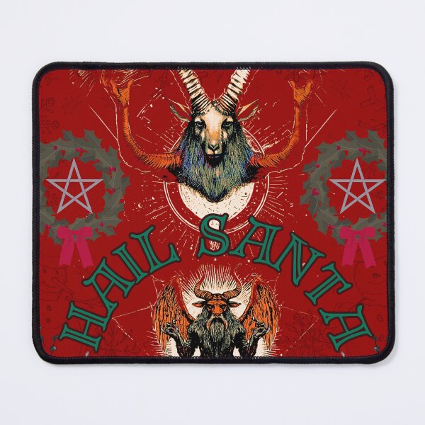 Item preview, Hail Santa / Hail Satan designed and sold by PitchBlackIcon.