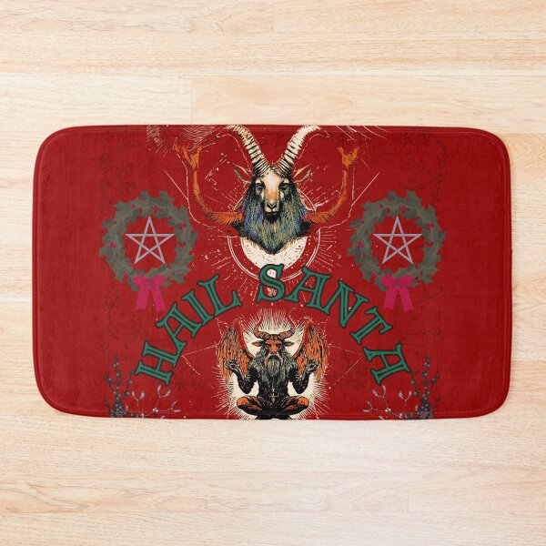 Item preview, Hail Santa / Hail Satan designed and sold by PitchBlackIcon.