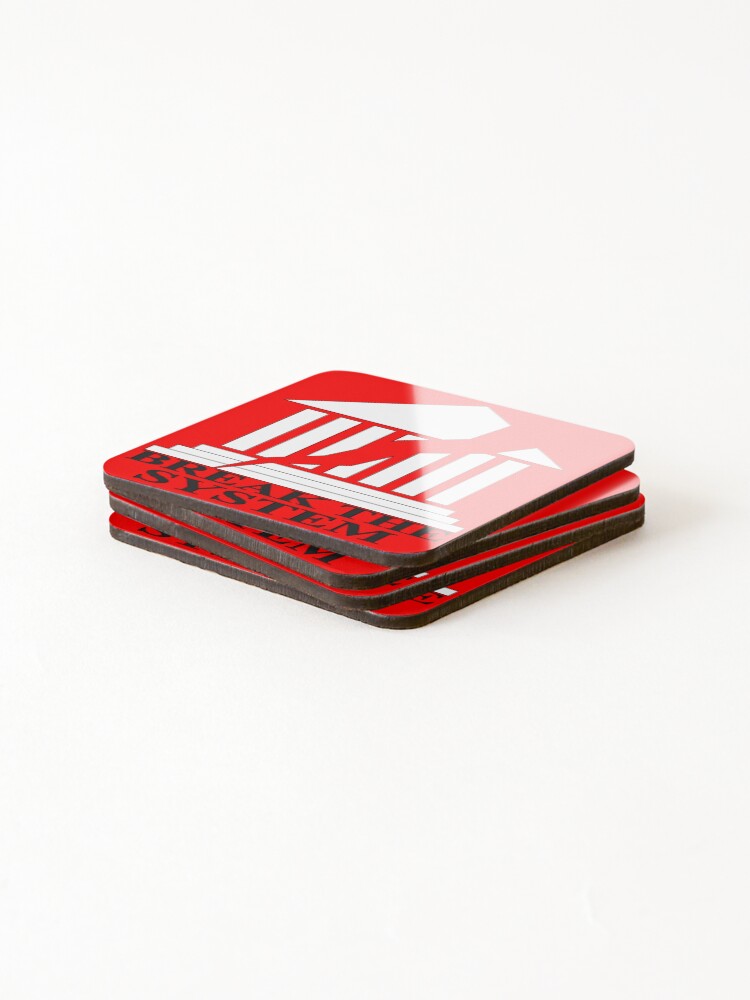 Thumbnail 4 of 5, Coasters (Set of 4), Break the system designed and sold by ramirezdx.