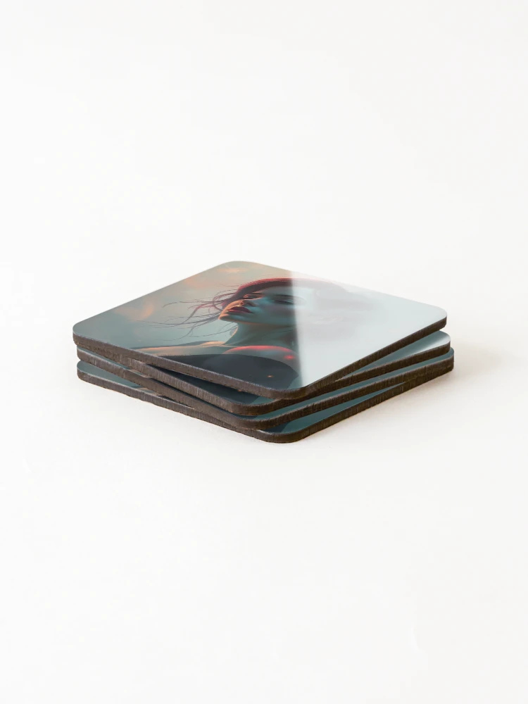 Thumbnail 4 of 5, Coasters (Set of 4), Euphoria designed and sold by ReverieTown.