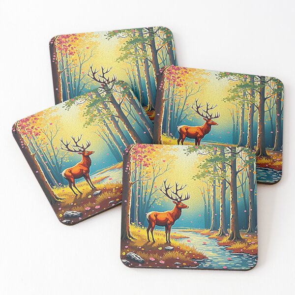Item preview, Buck standing by River designed and sold by KLDprods.
