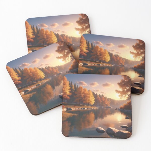 Item preview, Autumnal River designed and sold by AICreativeArts.