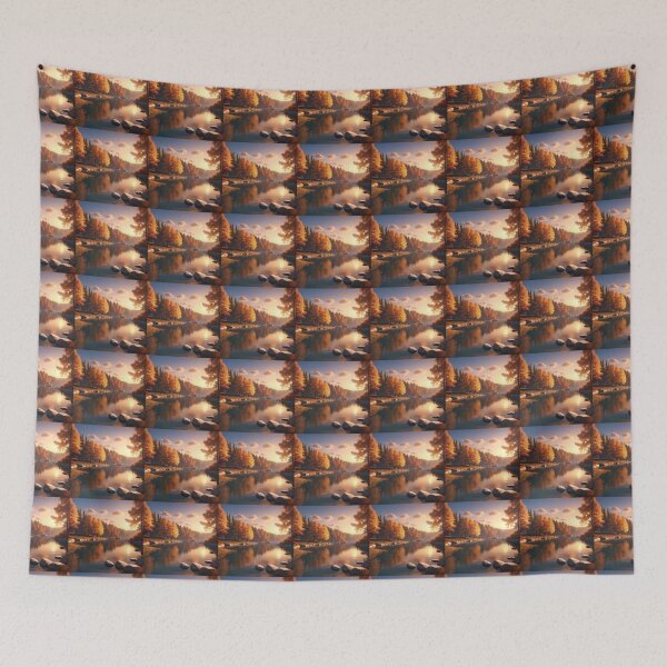 Item preview, Autumnal River designed and sold by AICreativeArts.