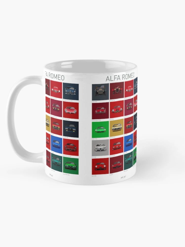 Thumbnail 5 of 6, Coffee Mug, Alfa Romeo designed and sold by Alt_ Illustrations.