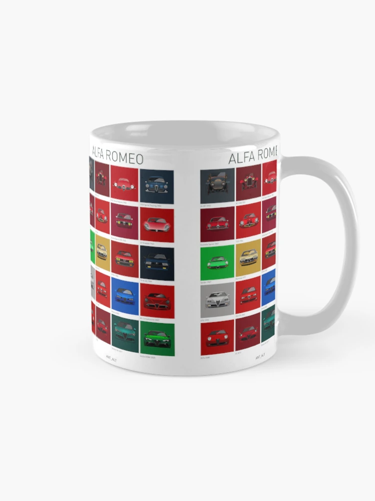 Thumbnail 3 of 6, Coffee Mug, Alfa Romeo designed and sold by Alt_ Illustrations.