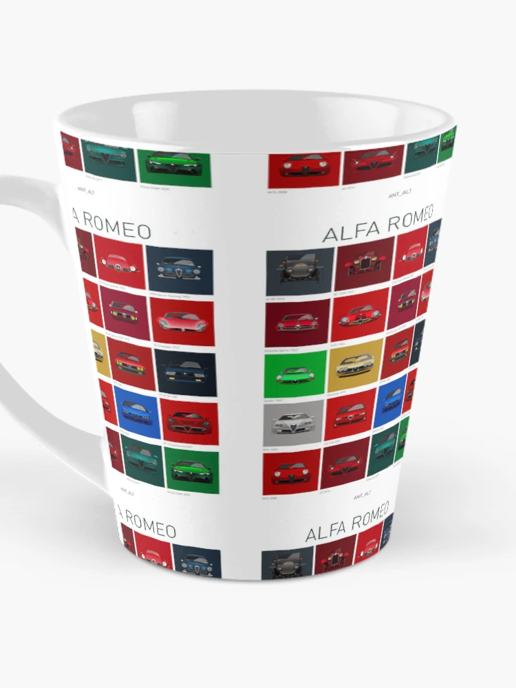 Thumbnail 3 of 4, Coffee Mug, Alfa Romeo designed and sold by Alt_ Illustrations.
