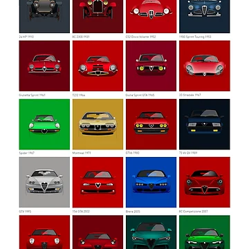 Artwork thumbnail, Alfa Romeo by Alt_ Illustrations