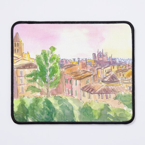 Item preview, Palma de Mallorca Panoramic City View with La Creu and La Seu designed and sold by artshop77.