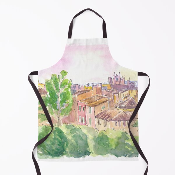 Item preview, Palma de Mallorca Panoramic City View with La Creu and La Seu designed and sold by artshop77.