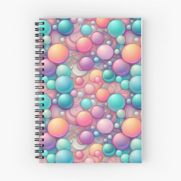 Item preview, Bubbly Bliss: A cheerful pattern with colorful bubbles floating in a sky of endless possibilities. designed and sold by Camel & Quirk.