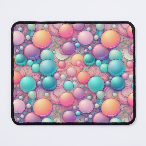 Item preview, Bubbly Bliss: A cheerful pattern with colorful bubbles floating in a sky of endless possibilities. designed and sold by Grang Art Artistic Designs.