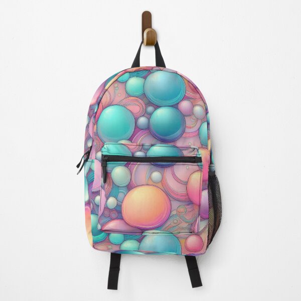 Item preview, Bubbly Bliss: A cheerful pattern with colorful bubbles floating in a sky of endless possibilities. designed and sold by Grang Art Artistic Designs.