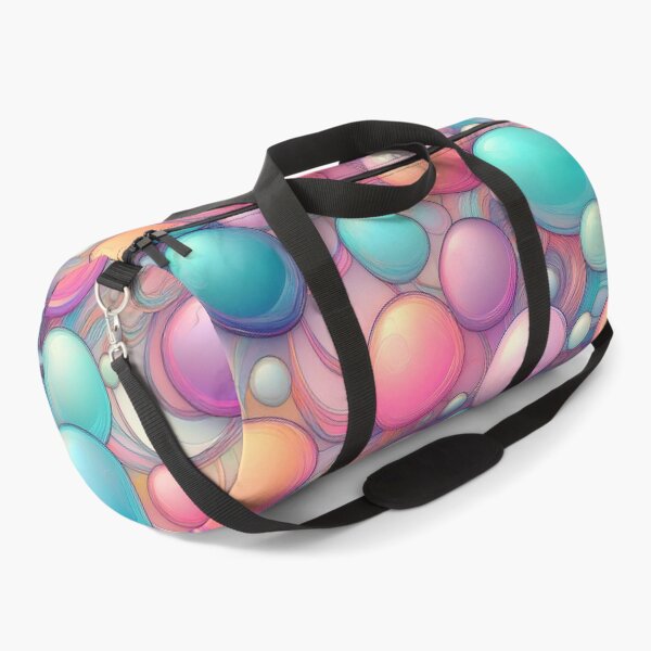 Item preview, Bubbly Bliss: A cheerful pattern with colorful bubbles floating in a sky of endless possibilities. designed and sold by Camel & Quirk.