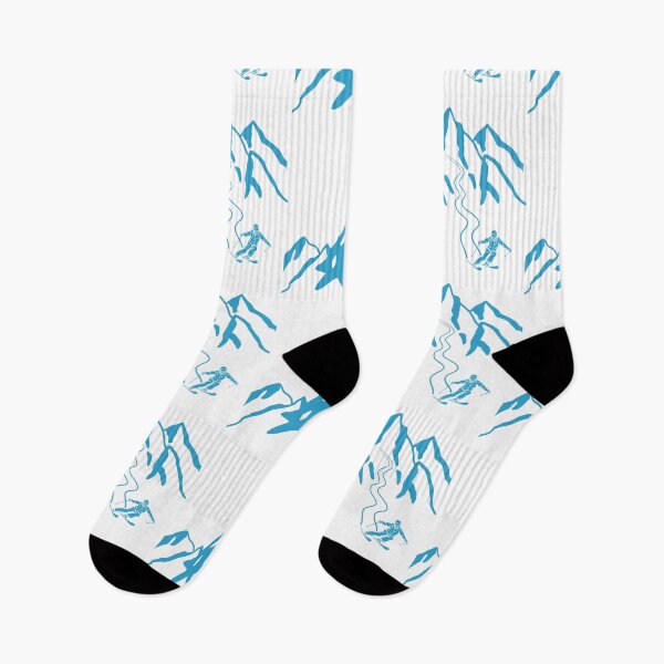 Item preview, Ski lines, ski season blue designed and sold by lose-your-smile.