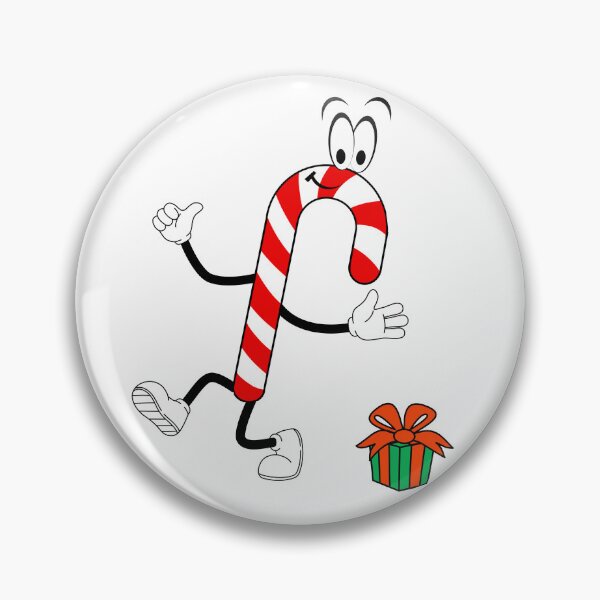 Item preview, Cheerful Candy Cane whit Holiday Gift designed and sold by M-ROL-24.