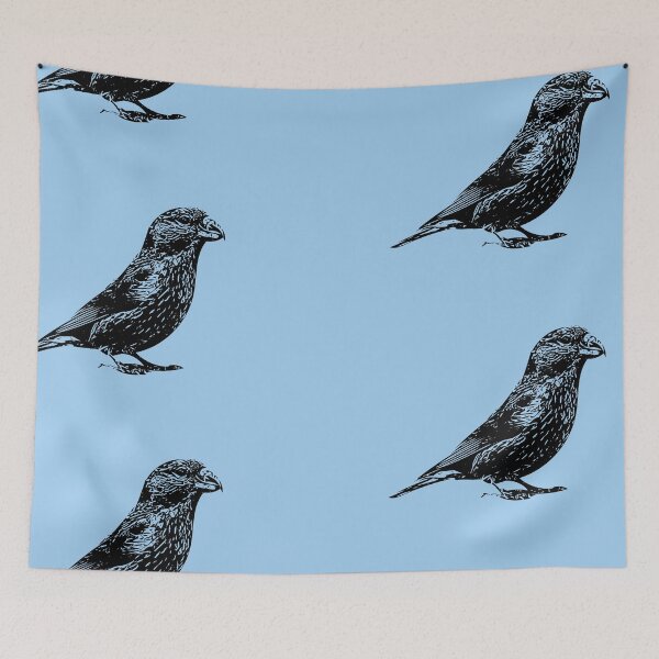Item preview, Parrot Crossbill Black Design  designed and sold by designsasstultd.