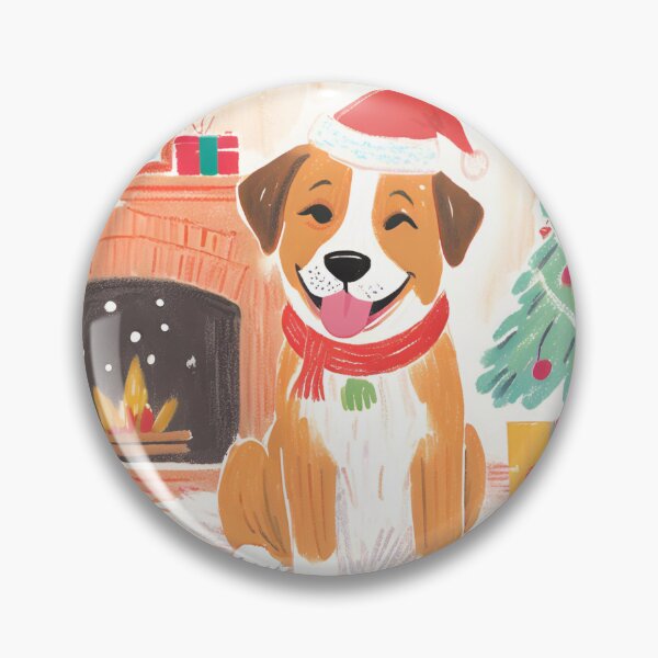 Item preview, Festive Christmas Puppy designed and sold by Lovingart222.