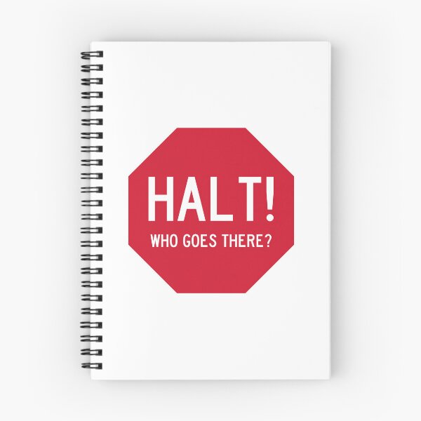 Item preview, Halt! Who Goes There? designed and sold by ImpromptuRockDrop.