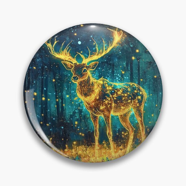 Item preview, Glowing Deer designed and sold by ACastilloArt.