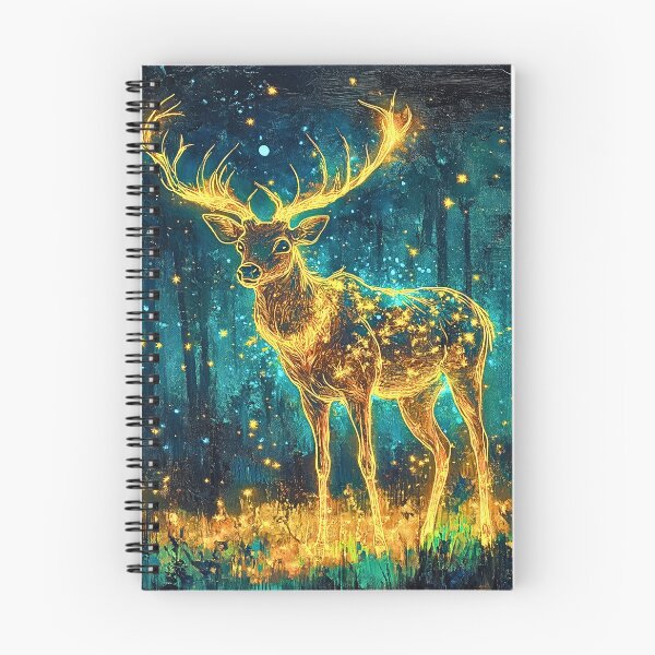 Item preview, Glowing Deer designed and sold by ACastilloArt.