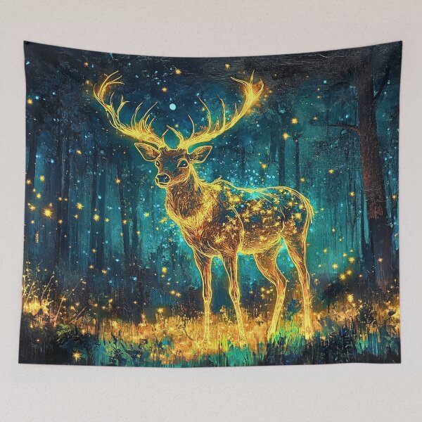 Item preview, Glowing Deer designed and sold by ACastilloArt.