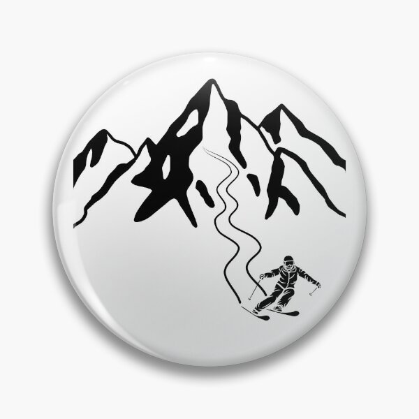 Item preview, Ski lines, ski season black designed and sold by lose-your-smile.