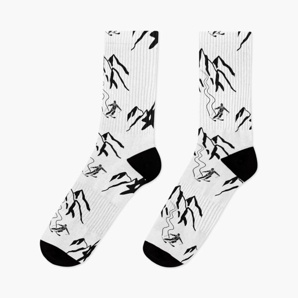 Item preview, Ski lines, ski season black designed and sold by lose-your-smile.